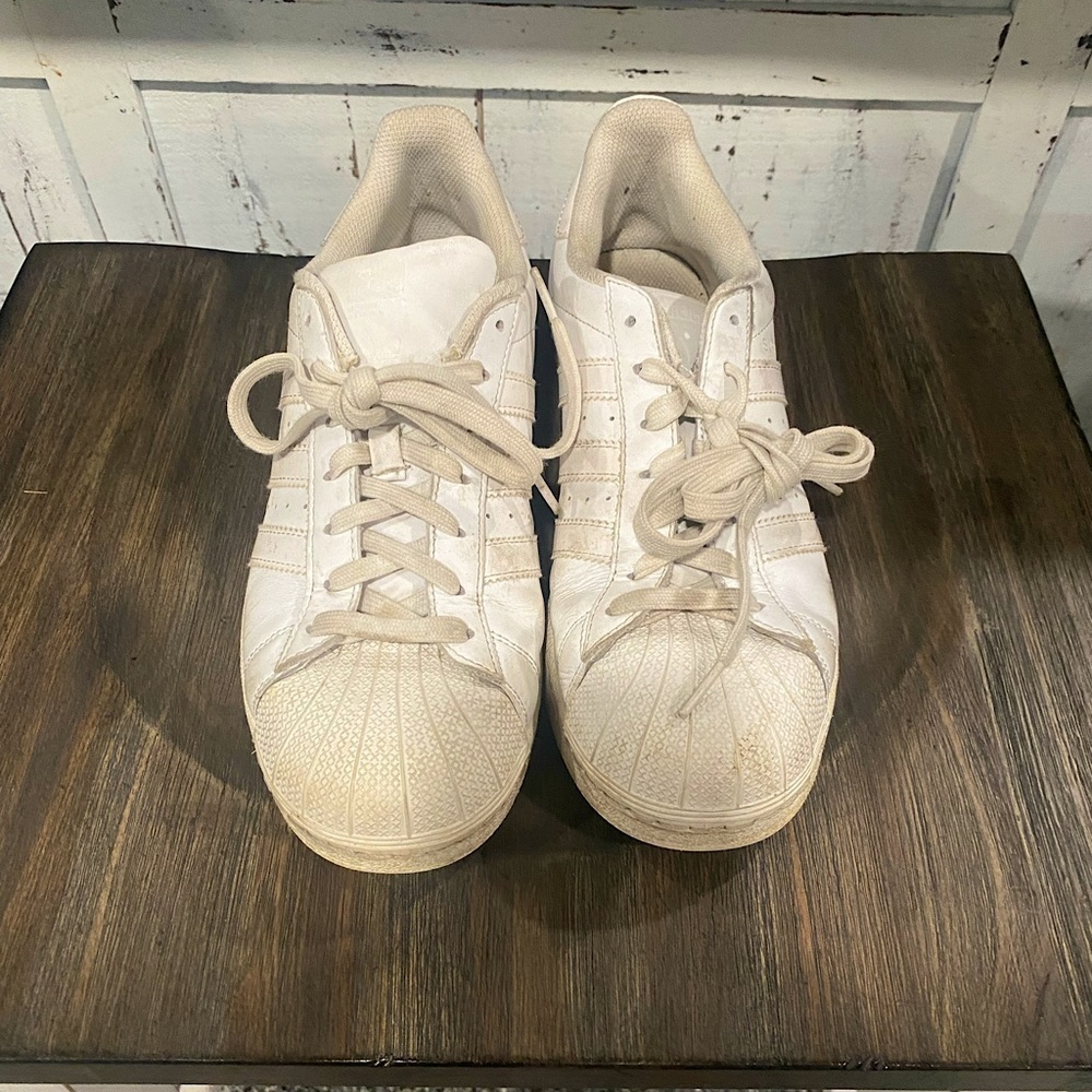 Low Top Adidas Three Stripe Brand Sneakers